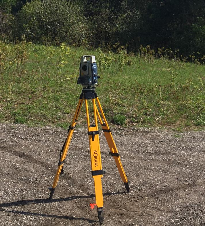 Image of Sokkia SX Robotic Total Station used in land surveys